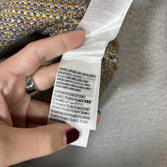 NWT Farm Rio Nuuly Womens Sz M Skirt Brown/Multi Toucan Scarf Knit Floral Mini - Picture 6 of 10